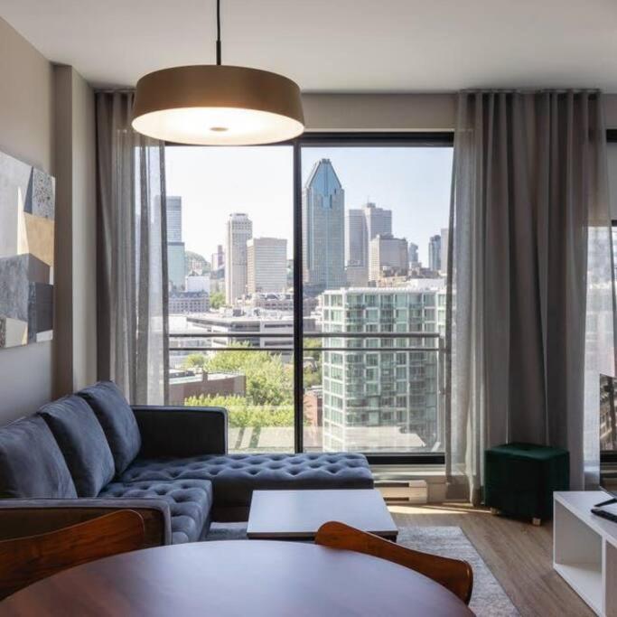 Mind Blowing City View - 2 Beds - Pool & Spa - Downtown Montréal Kültér fotó